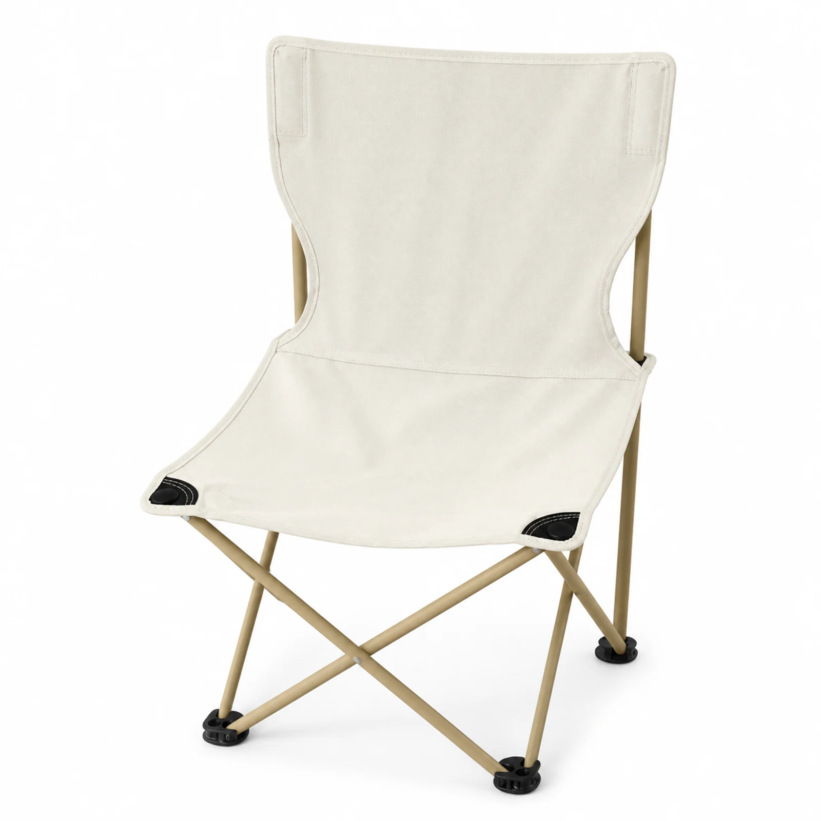 White-background beach chair